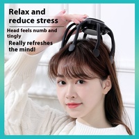 Masseur de tête de dragage électrique méridien multifonctionnel Griffe de relaxation multidimensionnelle intelligente pour maux de tête