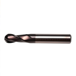 Fraise à queue sphérique en carbure standard Ttake Ta1413, revêtement Nano TiAln, hélice à 30 degrés, 2 dents - Product Image 2