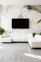 Panneaux muraux en PVC marbré floral moderne de luxe, imperméables aux UV, pour la décoration intérieure des entrepôts et des maisons