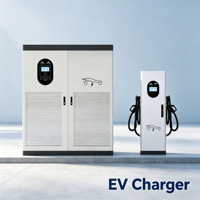 Station de recharge commerciale étanche pour site de recharge publique de véhicules électriques en extérieur