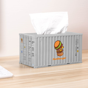 Luxury Corporate VIP Clients <strong>Gift</strong> <strong>Items</strong> for Business 3D Model Scale min Shipping Container Tissue Box - Product Image 1
