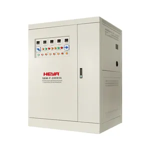 Estabilizadores de reguladores de voltaje automáticos trifásicos industriales SVC 200KVA 380V 415V con 3 servomotores