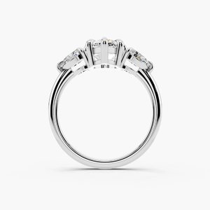 Bague de créateur pour femme en moissanite, argent sterling 925 plaqué or rose, sertissage en canal, bijoux de luxe étincelants style hip-hop - Product Image 5