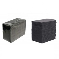 125 pièces/sac Bavoirs dentaires jetables non tissés en papier + film PP imperméables 32,5 cm x 45 cm pour désinfection UV, usage en salons de tatouage