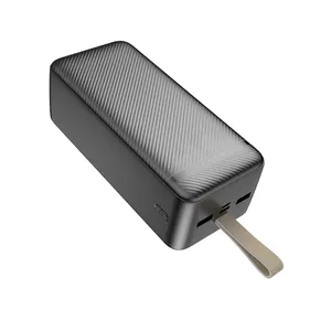 Trend-Produkt hohe Kapazität 40000 mAh schnelle Aufladung Power Bank mit Licht-Display Typ-C USB für Reisen tragbare Power-Stationen