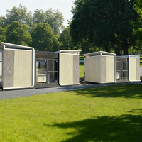 Toilettes préfabriquées en acier à bas prix d'usine chinoise, toilettes portables mobiles, toilettes de chantier, douche, usage public en extérieur, école