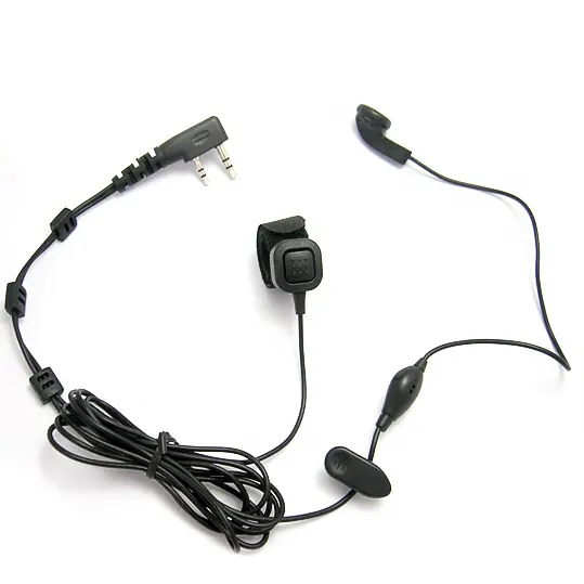 Anel de dedo botão PTT inline microfone espião fone de ouvido para Baofeng UV-5R série BF-490 BF-568 BF-758S BF-777S BF-888S UV-B5 UV-B6