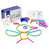 Juguetes de Rompecabezas de Madera para Niños, Entrenamiento de Pensamiento Lógico, Reconocimiento de Formas, Juguetes Educativos de Aprendizaje Temprano