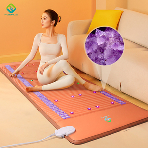 Tapis chauffant infrarouge Fuerle 7 Gemstones Mat Rainbow, tapis chauffant pour tout le corps avec pierres et cristaux naturels des chakras - Product Image 6