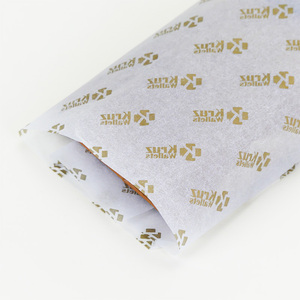 Papier de soie d'emballage biodégradable coloré, imprimé avec logo de marque personnalisé, enduit d'amidon, pour vêtements, bijoux, chaussures et cadeaux - Product Image 6