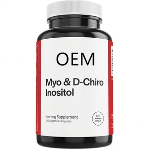 Envío Rápido, Marca Privada OEM/ODM/OBM, Mioinositol D-chiro Inositol, Apoyo a la Fertilidad en Adultos, 120 Cápsulas, Apoyo Ovárico - Product Image 1