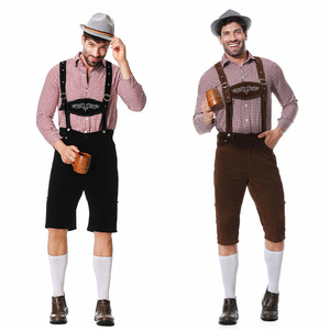 Nuovo tedesco abito birra uomo Top, cappello, <span class=keywords><strong>tuta</strong></span> e <span class=keywords><strong>pantaloni</strong></span> tre pezzi di abbigliamento per l'esportazione in Europa America - Product Image 1