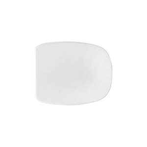 Abattant de toilettes blanc à dégagement rapide, style européen moderne, pour Pozzi Ginori Quinta Urea en forme de V, pour salle de bain moderne - Product Image 1