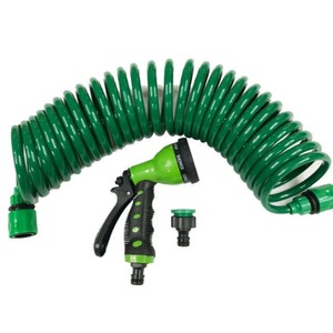 QG <b>EVA</b> Spring Water Hose 7.5M Green Telescopic Garden Hose Set High Pressure Car Wash - Product Image 2