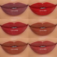 Gloss à lèvres 6 teintes hydratant transparent léger non collant éclaircissant le teint lissant et rajeunissant teinte à lèvres