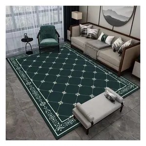 3D印花仿羊绒地毯供应给亚洲客厅卧室大型复古地毯个性化地毯
