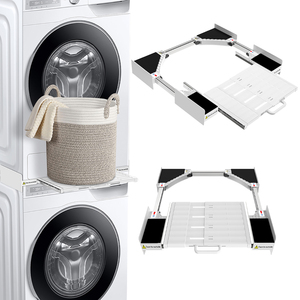 Kit de Apilamiento para Lavadoras y Secadoras, Lavadoras para Negocios, Kit de Apilamiento Universal con Placa Extraíble - Product Image 1