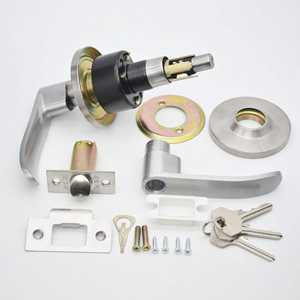 円筒形レバーセット プレミアムレバー ドアハンドル ロックセット メーカー直販 耐久性のある室内ドアロック - Product Image 6