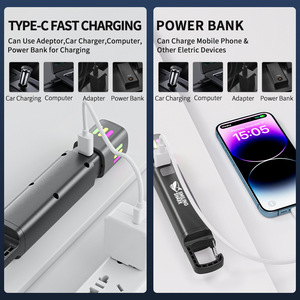 For LED Super Bright Dimmable <b>Flashlight</b> with Aluminum Alloy USB <b>Rechargeable</b> Camping Light - Product Image 5