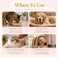 Bâtonnets à presser pour la santé urinaire des animaux de compagnie, formule personnalisée sans céréales, friandises de soutien rénal, purée léchable à l'omegathèine et aux canneberges pour chats