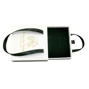 Boîte à bijoux en <span class=keywords><strong>carton</strong></span> à imprimé personnalisé Boîte à bijoux bracelet à tiroir coulissant avec poignée en ruban Emballage <span class=keywords><strong>de</strong></span> bijoux bijoux - Product Image 3