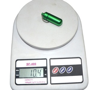 Bán buôn tùy chỉnh vòng hộp thuốc đầy màu sắc <span class=keywords><strong>Pill</strong></span> hộp xách tay không thấm nước mini du lịch nhôm kim loại <span class=keywords><strong>Pill</strong></span> Box Keychain - Product Image 4
