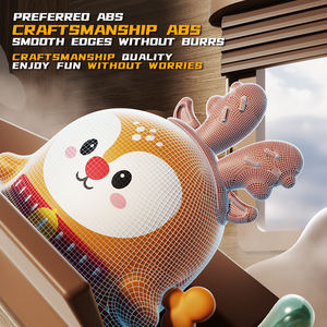 Peluche poulpe marcheur de Noël, jouet en peluche mignon, cadeau de Noël avec Père Noël et rennes - Product Image 6