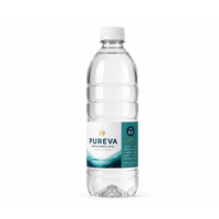 Étiquette adhésive personnalisée écologique pour bouteille d'eau minérale, autocollant imperméable en feuille d'or métallique BOPP PET pour emballage de bouteille de boisson
