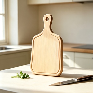 <span class=keywords><strong>Planche</strong></span> à découper en bambou/bois dur avec canal profond pour les jus, suspendable, pour cuisine, boucherie, restaurant et service alimentaire - Product Image 2
