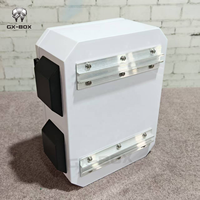 Boîte de distribution de ventilation imperméable à l'eau pour l'extérieur, montage mural, boîte électrique en métal, armoire de commande, boîtier