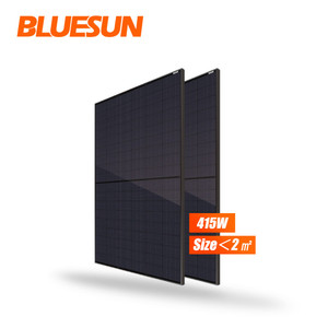Panneau solaire <span class=keywords><strong>Bluesun</strong></span> 415w 410w 182mm demi-cellule panneau solaire américain tout noir 415 watts 410 watts panneaux solaires mono - Product Image 1