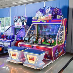 เครื่องเล่นเกมยิงลูกบอลและพ่นน้ำขนาดใหญ่สำหรับ 2-4 คน เหมาะสำหรับความบันเทิงแบบครอบครัวสำหรับเด็ก - Product Image 6