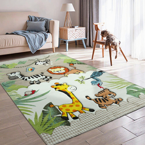 <span class=keywords><strong>Tappeto</strong></span> Educativo per Bambini con Stampa di Simpatici Dinosauri, Morbido <span class=keywords><strong>Tappeto</strong></span> Ecologico per Gattonare - Product Image 5