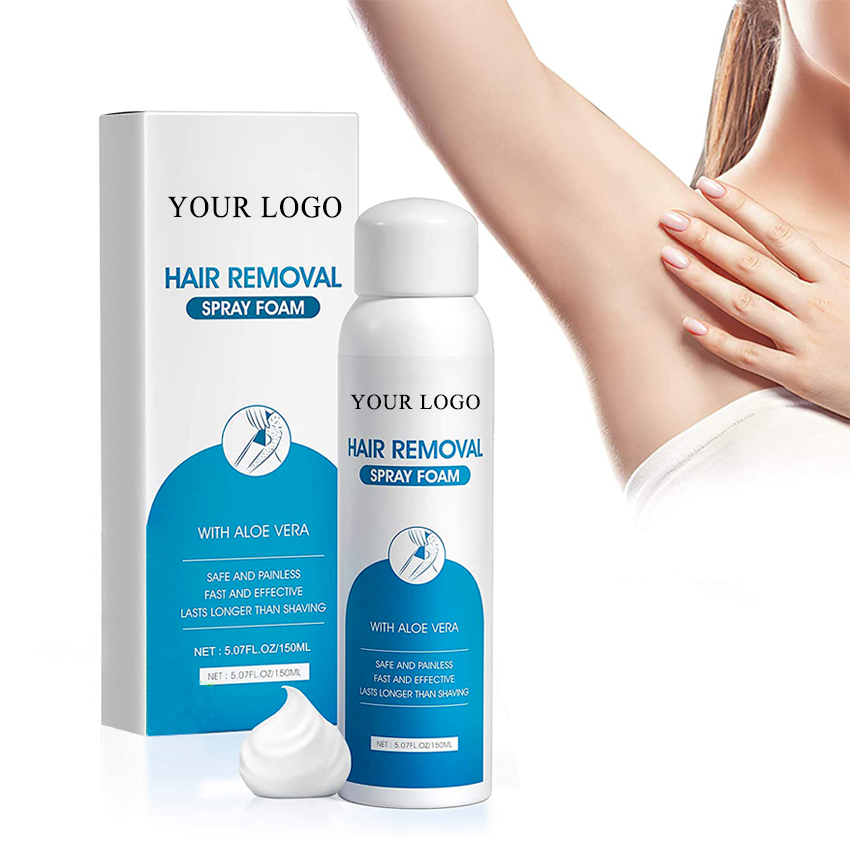 Эффективный натуральный тело, перманентный, сильный, анти-затемняющий, Подмышечный, розовый запах, крем-спрей для удаления волос