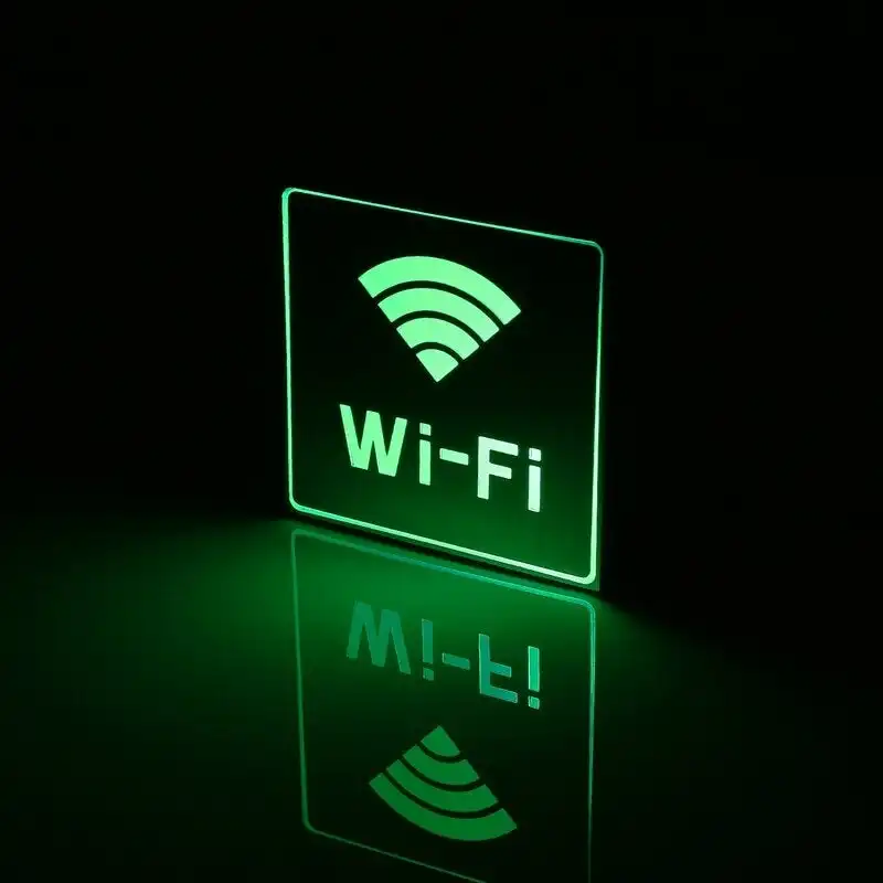 HONWIN duvara monte akrilik işıklı Wifi LED Neon işık burcu