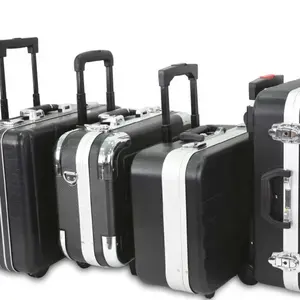 Hard plastic PP PE ABS case for electronic equipment pc trolley case