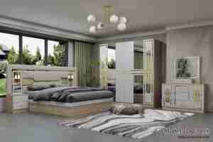 2025 Hot Selling Modern Design Wohn möbel MDF Öl sprüh brett Schlafzimmer-Sets mit Nachttisch lampe - Product Image 2