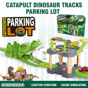 Catapult <span class=keywords><strong>Parking</strong></span> Lot Dinosaur Track <span class=keywords><strong>Car</strong></span> Set Toy Track Jeu pour enfants avec <span class=keywords><strong>voiture</strong></span> en alliage - Product Image 2