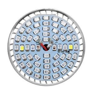 หลอดไฟ LED สำหรับการเจริญเติบโตของพืช 60W E27 AC85-265V สเปกตรัมเต็มรูปแบบสำหรับพืชในร่ม - Product Image 4