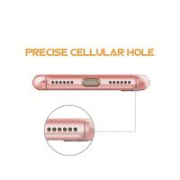 360 étui de téléphone portable plein degré mince en plastique dur accessoires de téléphone portable étui avec couvercle PC en verre trempé pour iphone 6 6s 7 8
