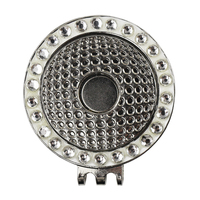Vente en gros de clips de chapeau de golf magnétiques puissants, marqueur de balle, accessoires de golf, clips de chapeau en cristal