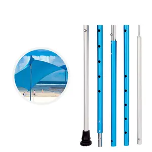 Telescoping Aluminum Tarp and Tent Poles Adjustable Tarp Poles Lightweight Poles for Camping