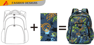 <span class=keywords><strong>Sac</strong></span> à dos scolaire tendance imperméable avec logo personnalisé FSY, sublimation, haute qualité, <span class=keywords><strong>Loungefly</strong></span>, unisexe, décontracté, pour étudiants - Product Image 4