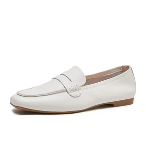 Mocassino in pelle morbida con punta quadrata all'ingrosso per mocassino in pelle da <span class=keywords><strong>donna</strong></span> per scarpe eleganti da <span class=keywords><strong>donna</strong></span> scarpe Casual piatte da Penny - Product Image 5