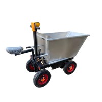 Triciclo Eléctrico de Doble Uso, Agrícola y Urbano, Mini Volquete, Alta Capacidad de Carga, Duradero, Directo de Fábrica, Envío Rápido