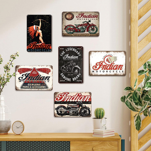 Targa in Metallo Vintage di Moto Leggendarie, Decorazione Retrò per Garage, Officina, Man Cave, Bar, Regalo per Appassionati di Moto - Product Image 3