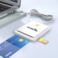 عينات مجانية الذكية قارئ بطاقات USB2.0 سيم ID IC رقاقة البطاقة المصرفية الذكية قارئ بطاقات