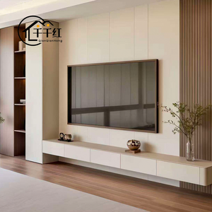 Mobile <span class=keywords><strong>TV</strong></span> in Legno Semplice, Set Consolle Porta <span class=keywords><strong>TV</strong></span> per Casa, Mobile Intrattenimento Moderno per <span class=keywords><strong>Soggiorno</strong></span>, Camera da Letto e Appartamento - Product Image 4