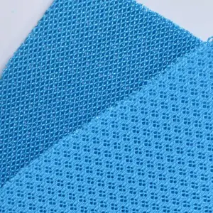 Telas de malla sándwich espaciador de aire 3D Jacquard de poliéster de color fluorescente para zapatos deportivos empeine