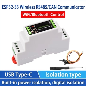 Carte de développement industrielle BSSY ESP32-S3-RS485-CAN avec interface RS485/CAN, Wi-Fi et Bluetooth isolés pour contrôle industriel - Product Image 2